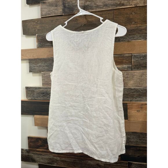 Flax NWOT linen sleeveless top size small - Picture 3 of 7